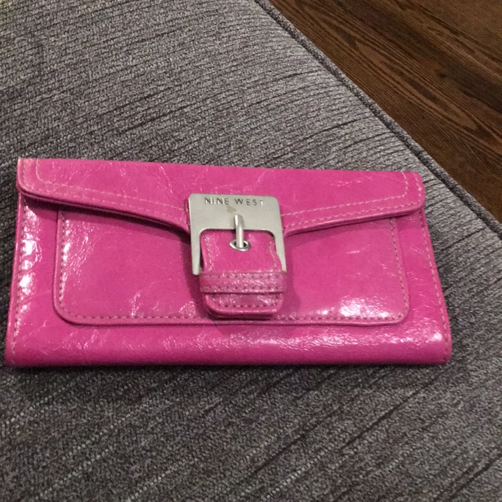 Fuschia colored wallet